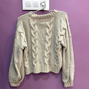 CREAM SWEATER FOR WOMEN