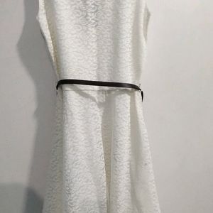 Off White Lace Dress (Fancy)