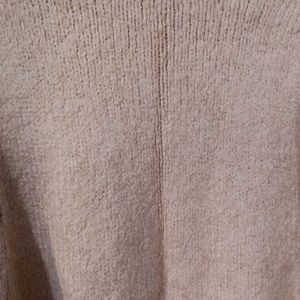 Peach Colour Very Soft High Neck Sweater