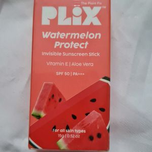 Plix Watermelon Seum And Sunscreen Stick