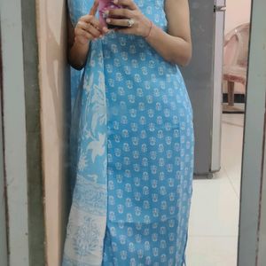 Sky Blue Kurta Set