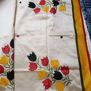 TUSSAR SAREE With Blouse Piece