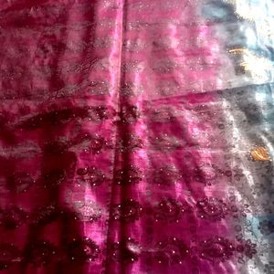 Paithani Saree 2 In One With Embroidery