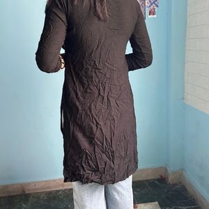 Black College And Office Kurta