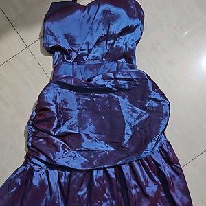 Imported Purple Mini Dress