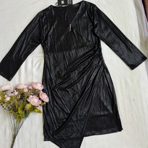 Black Metallic Dress