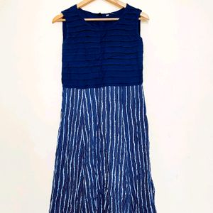 Navy Blue Sleeveless Dress