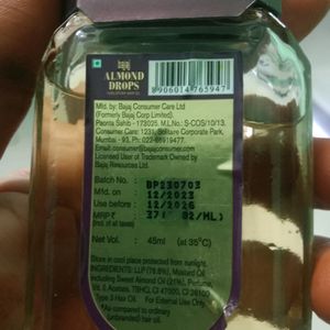 Bajaj Almond Non Sticky Hair Oil