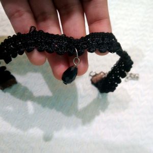 combo of women's/ girl's black designer choker