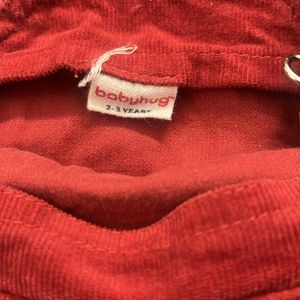 Baby Boy Dungaree Red Color 2-3 Years