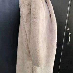 Beige Fur Coat Women🎀