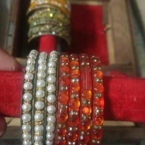 Moti Work Stylish Bangles