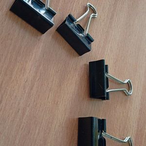 Black Paper Binder Clips