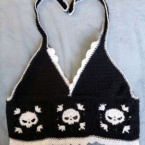 Crochet Skull Top ☠️