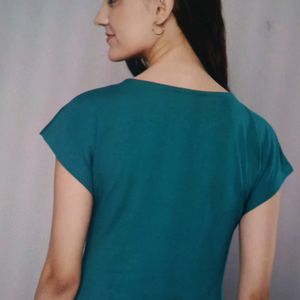 Women Keyhole Neck Top