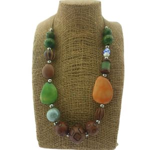 Beautiful Handmade Wood Necklace