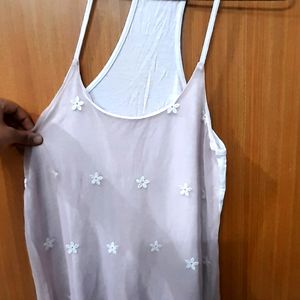 Embroidered Tank Top