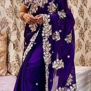 Super Hit Jimmy Chuu Silk Embroidery Saree