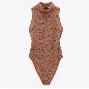 ZARA LACE UP BODYSUIT- WithTAG