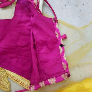 Heavy Mirror Work Lehnga Choli For Girls