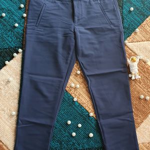 Blue Size 28 Casual Office Pant