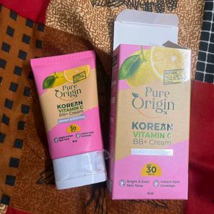 Korean Vitamin C BB+ Cream.