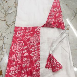 Khadi Ajrakh Slab Kurti