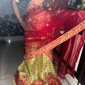 heavy bridal lengha full set