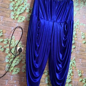 Beautiful blue colour Dhoti salwar