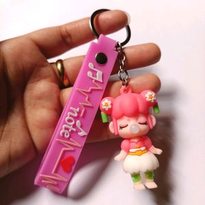 Beautiful Doll Keychain