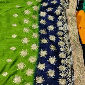 Double Colour Saree