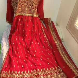 Designer Suits With Beautiful Stone And Zari Work