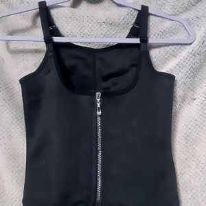 BLACK WAIST SNATCHING CORSET TOP