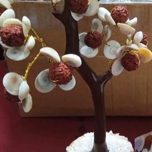 108 Beads Gomti Chakra Tree With Rudraaksh