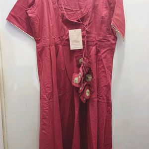 Aachho Peach Suit Set - XXL