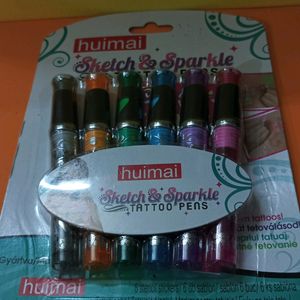 Sketch & Sparkle Tattoo Pens