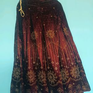 Lacha, Blouse Unstitched, Dupatta! ( 3 Pieces )