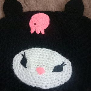 Kuromi Crochet Hat