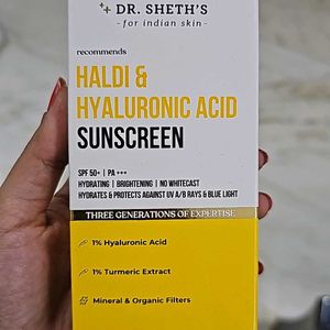 Dr Sheths Haldi Hyaluronic Sunscreen