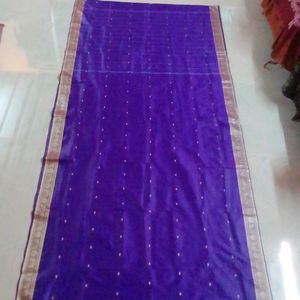 Navy Blue Saree