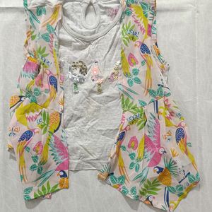 Baby Girl Wear Floral Shrug Top