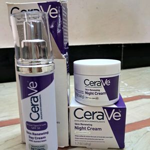 CeraVe Skin Renewing DayCream & NightCream