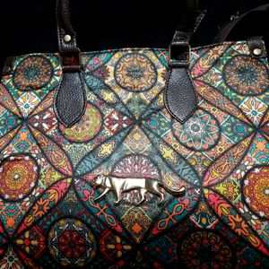 Ethenic Printed Handbag