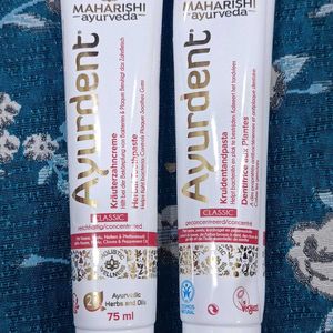 2 MAHARISHI AYURDENT Toothpastes