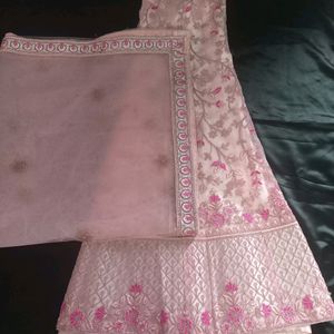 Beautiful Pink Embroidered Lehenga