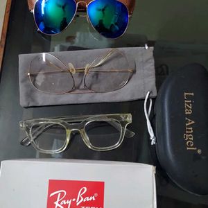 Set Of 3 Ray Ban Spectacles | Sunglasses | Frame