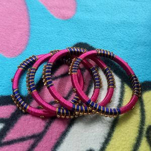 Bangles Pink And Blue