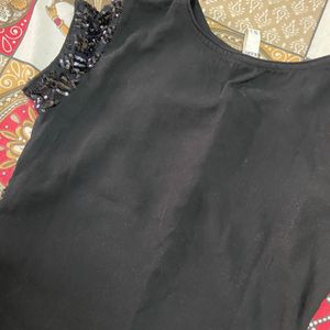 Kazo Black Shine Top