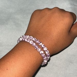 Aesthetic Purple Beads Bracelet Combo