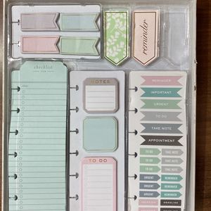 aesthetic stationary journalling bookmark set